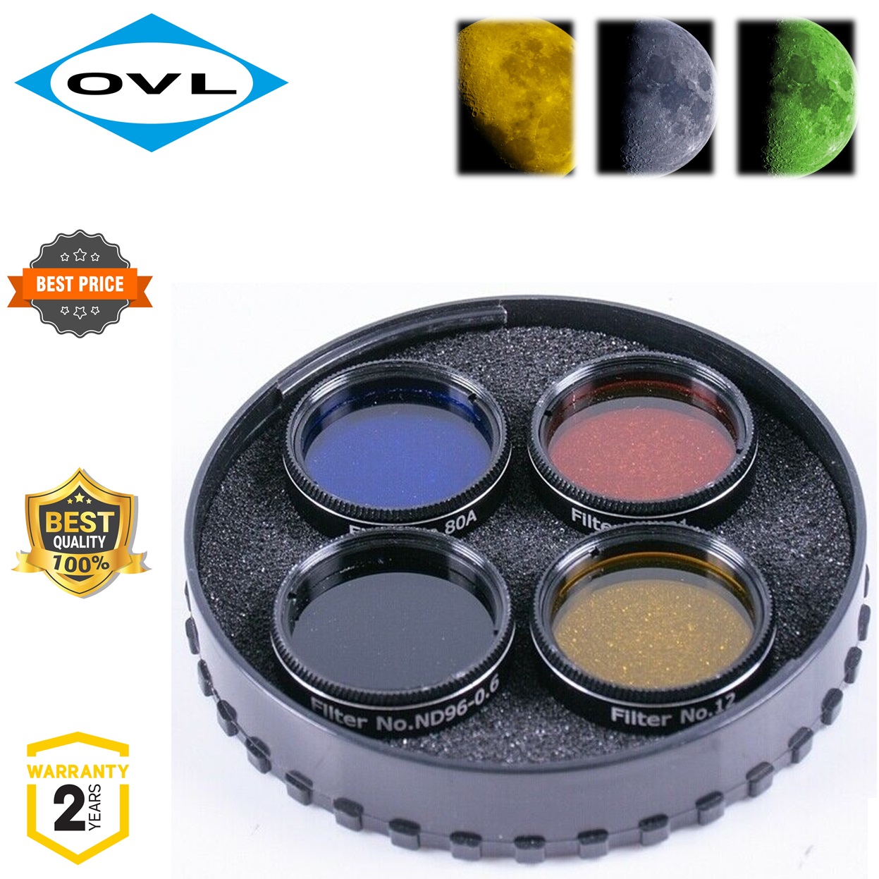 OVL 1.25 Inch Telescope Filter Set